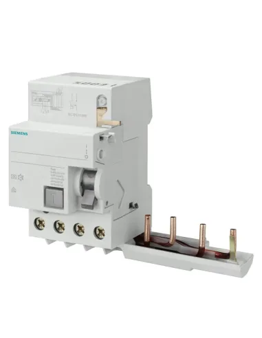 Blocco differenziale Siemens 4P 40A 30mA tipo A 3 moduli per 5SY 5SM23426