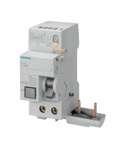 Blocco differenziale Siemens 2P 40A 300mA tipo AS 2 moduli per 5SL6-SL4 5SM26238