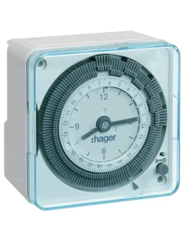 Hager daily time switch 72X72 wall mounted EH711