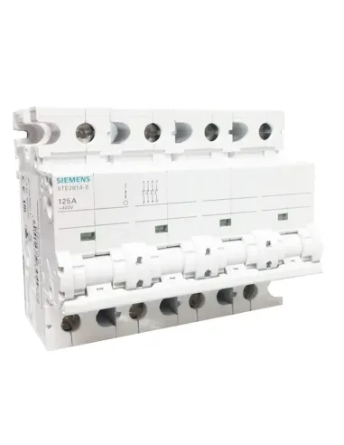 Interruttore sezionatore Siemens 4P 125A 6 moduli 5TE28140