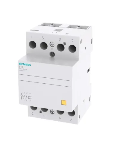 Contattore Siemens 63A 4NO 230VAC/DC 3 moduli 5TT50500