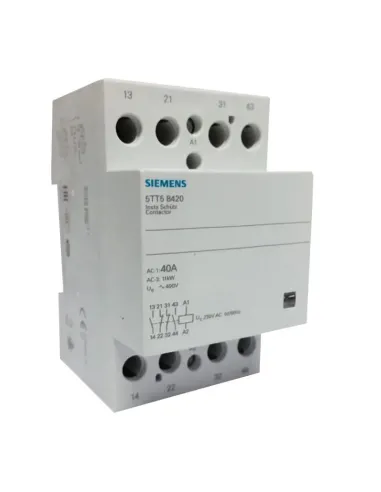 Siemens contactor 40A 230VAC 2NO+2NC 5TT58420