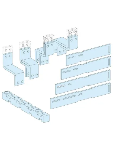 Collegamento Schneider NS1600 1600A verticale fisso LVS04488