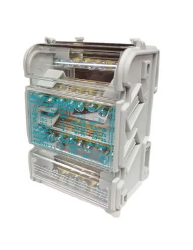 Siemens 4P DISTR terminal block. 4 poles 100A 8GF9872