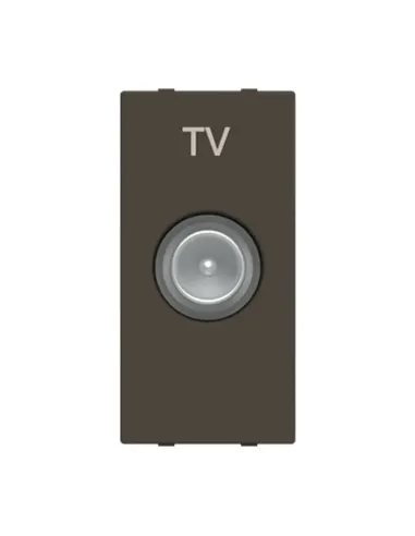 Pass-through TV socket Abb Zenit N2150.8 AN Type M Anthracite Z1134AN