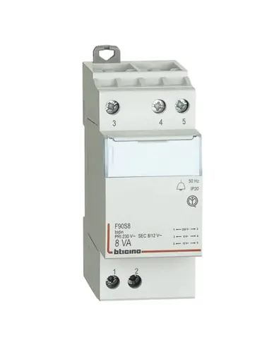 Bticino transformer for doorbells 230V/12V F90S8