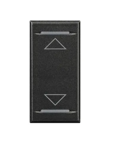 Bticino Axolute Key Cover 2 Up and Down Functions Anthracite HS4911AH