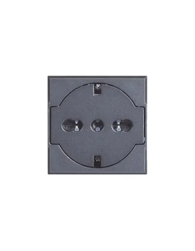 Schuko Bticino Axolute FLAT socket with Anthracite protection 10/16A HS4140/16F