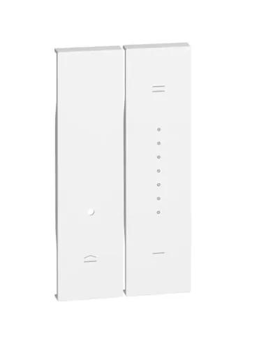 Cover Bticino Living Now per Dimmer 2 Moduli Bianco KW19