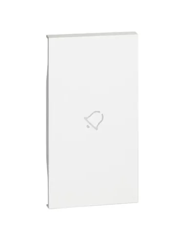 Bticino Living Now cover with 2M bell symbol white KW01M2D