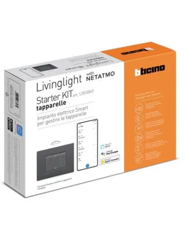 KIT Starter Tapparelle Bticino LivingLight Antracite L2010KIT