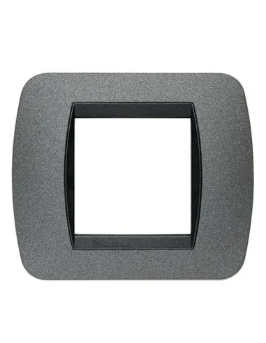 Bticino Living International 2-module graphite plate L4802GF