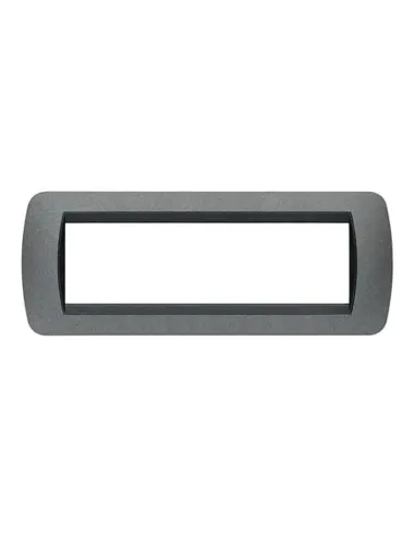 Bticino Living International 7-module graphite plate L4807GF