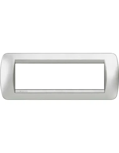 Bticino Livinglight International placca 7 moduli grigio tech L4807TE