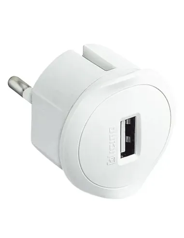 Bticino adapter 1.5A USB socket with German plug white S3625DU