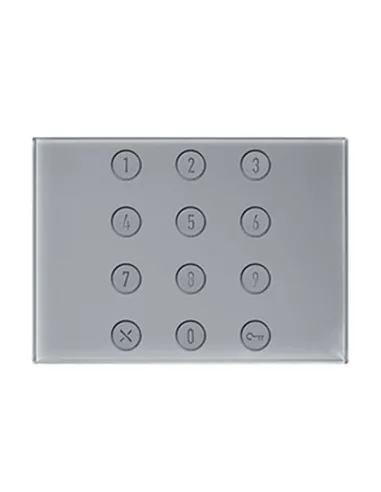 Urmet Alpha Numeric Keypad Door Opener Module, Gray color 1168/46G