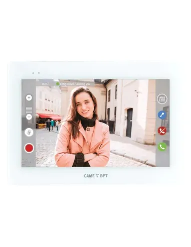 Bpt Came WIFI XTS 7 inch hands-free video intercom White 840CH-0030