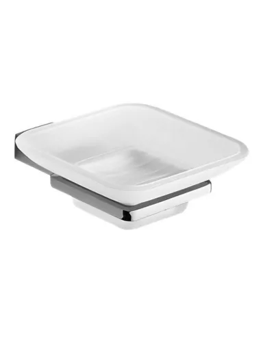 Gedy Kansas chrome and glass wall mounted soap dish 3811-13