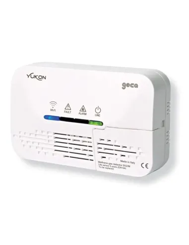 Rilevatore Gas Metano Geca Yukon 852 Wifi a parete bianco 38522625