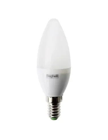 Lampadina Beghelli Oliva LED E14 5W 3000K luce calda 56980