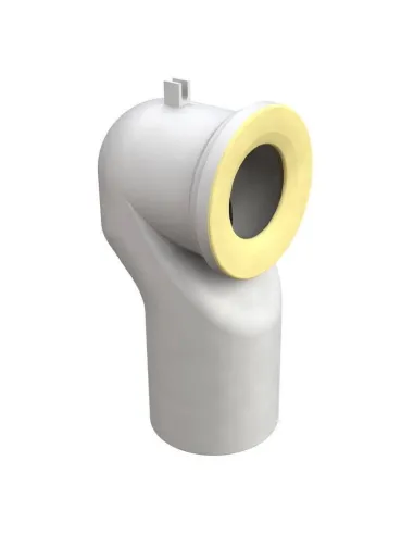 Prolunga a collo di cigno Bonomini per WC D 110 mm bianco 8439PP11C0