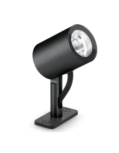 Lombardo Ago Garden LED spotlight 3000K 6W 665 lumen IP66 black LL126001M3