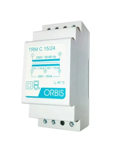 Trasformatore modulare Orbis 15VA 230/12-24V AC OB86C1524