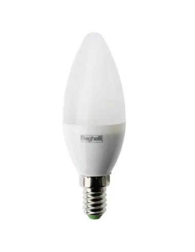 Beghelli lampada oliva LED Opale 3,5W E14 4000K luce naturale 56967