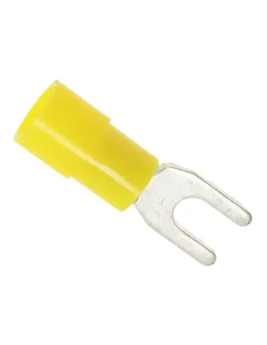 Cembre pre-insulated fork terminal 6mm2 Diameter 5mm Yellow GF-U5