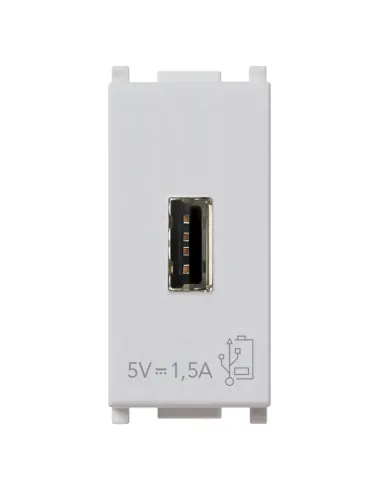 Presa USB Vimar Plana 5V1,5A Silver 14292.SL