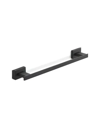 Wall mounted bathroom towel holder Gedy Atena 35cm matte black 4421-30-14