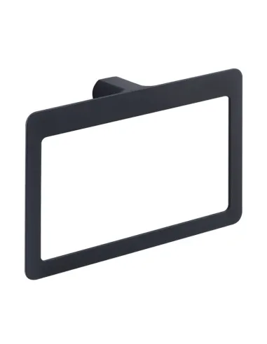 Gedy Pirenei matte black ring towel holder PI70-14