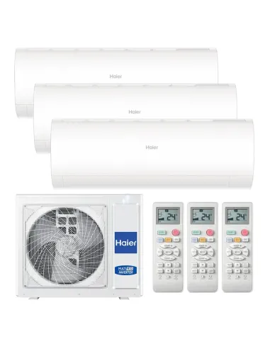 Trial Split Air Conditioner Haier Pearl 9000+12000+12000BTU 2.5kW+3.5+3.5kW WIFI R32