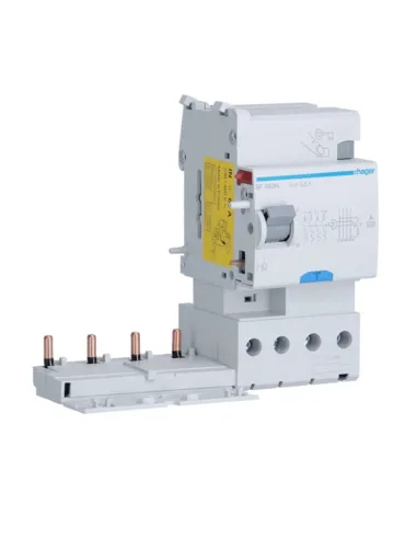 Blocco Differenziale Hager 63A 4 Poli 300mA Tipo A 3 Moduli BF463N