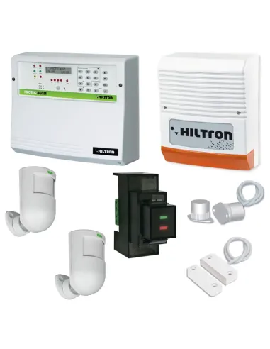 Hiltron central PROTEC 4 GSM dialer kit and KPROTEC4GSM accessories