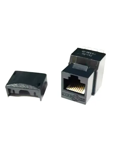 Item socket RJ45 U/UTP 8/8 cat.6 unshielded Black 60101