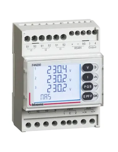 Centrale Bticino di misura elettronica multifunzione F4N200