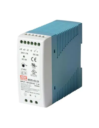 4 Power 40W 24V DC Single Output Din Rail Power Supply PWR-40-24