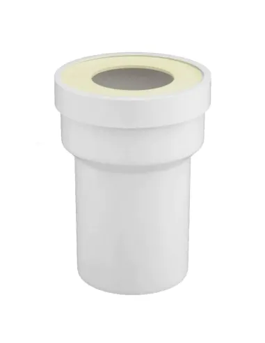 Bonomini straight extension sleeve for WC D 100 mm L 285 mm 8431PV10C0