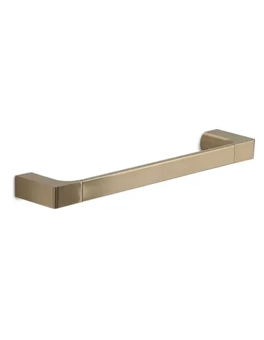 Wall mounted bathroom towel holder Gedy Pirenei 35cm matt gold PI21-35-88