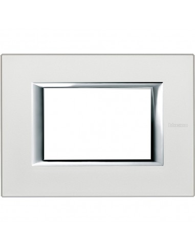 BTicino HA4803SAN Axolute - 3 module silver plate