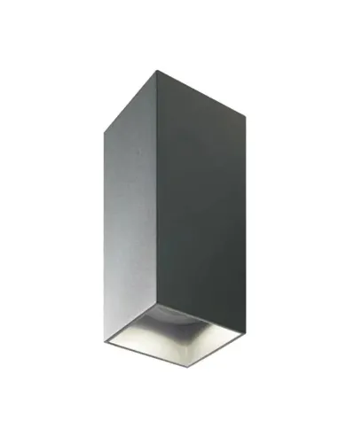 Sovil square LED outdoor wall light 12W 4000K Gray 99148/16