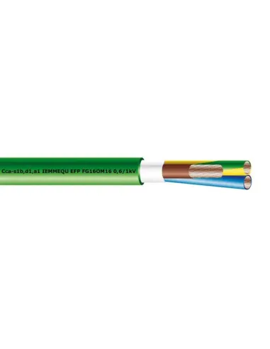 Multipolar energy cable FG16OM16 5x35 mm2 0.6/1 kv Yellow Green