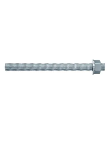 Fischer M12x140 mm steel threaded bar 00090283