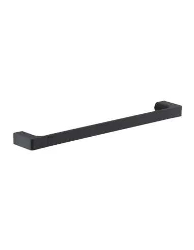 Wall mounted bathroom towel holder Gedy Pirenei 45cm matte black PI21-45-14