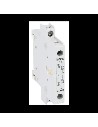 Lovato auxiliary contact 1NO+1NC side mounting BFX1211