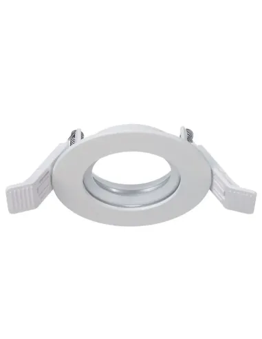 Duralamp Round recessed spotlight, White color IP65 ZKR65TB