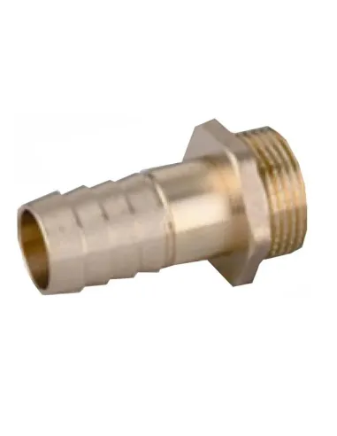 Hose connection for IBP pipes M 3/4 x 25 mm in brass 81004M06025000