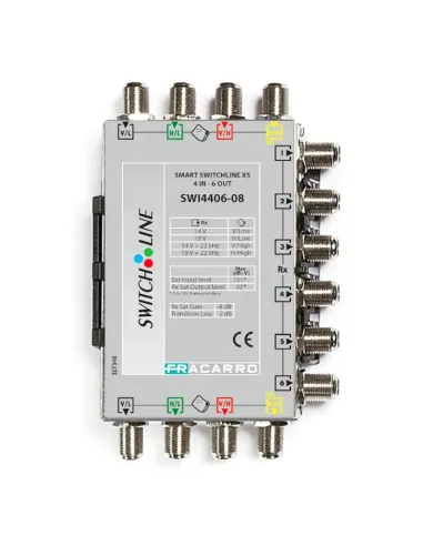 Fracarro SMART SWLINE 4 inputs and 6 outputs XS 8dB 271085