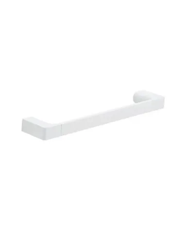 Porta asciugamani bagno a muro Gedy Pirenei 35cm bianco matto